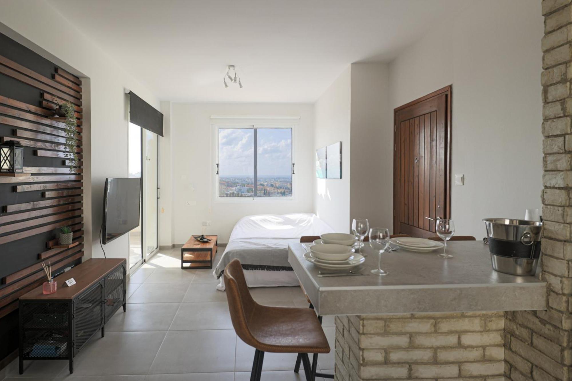 Ferienwohnung Eden Blue-Horizon 1B, Paphos, Sea View, Pool Konia Exterior foto
