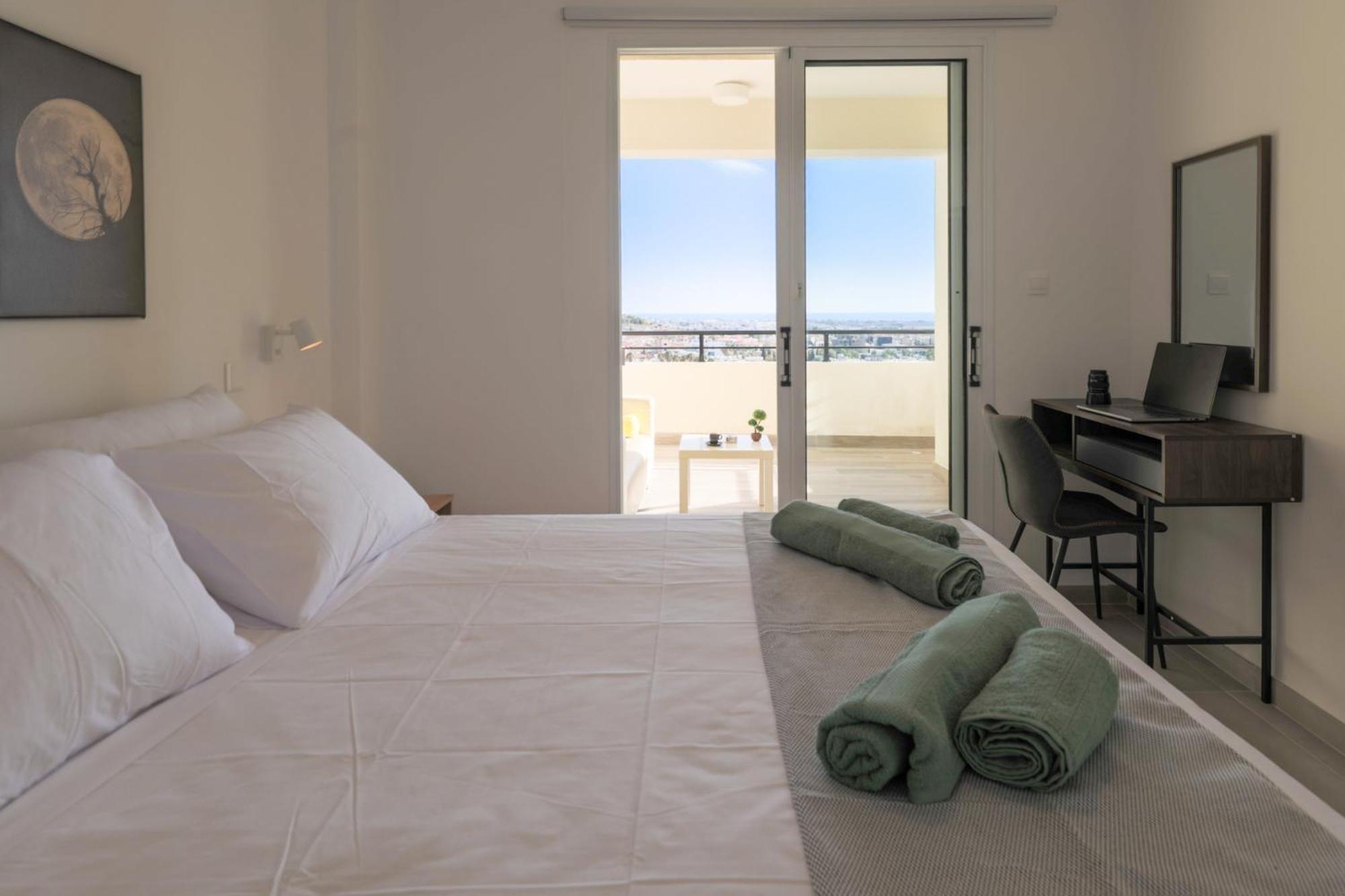 Ferienwohnung Eden Blue-Horizon 1B, Paphos, Sea View, Pool Konia Exterior foto
