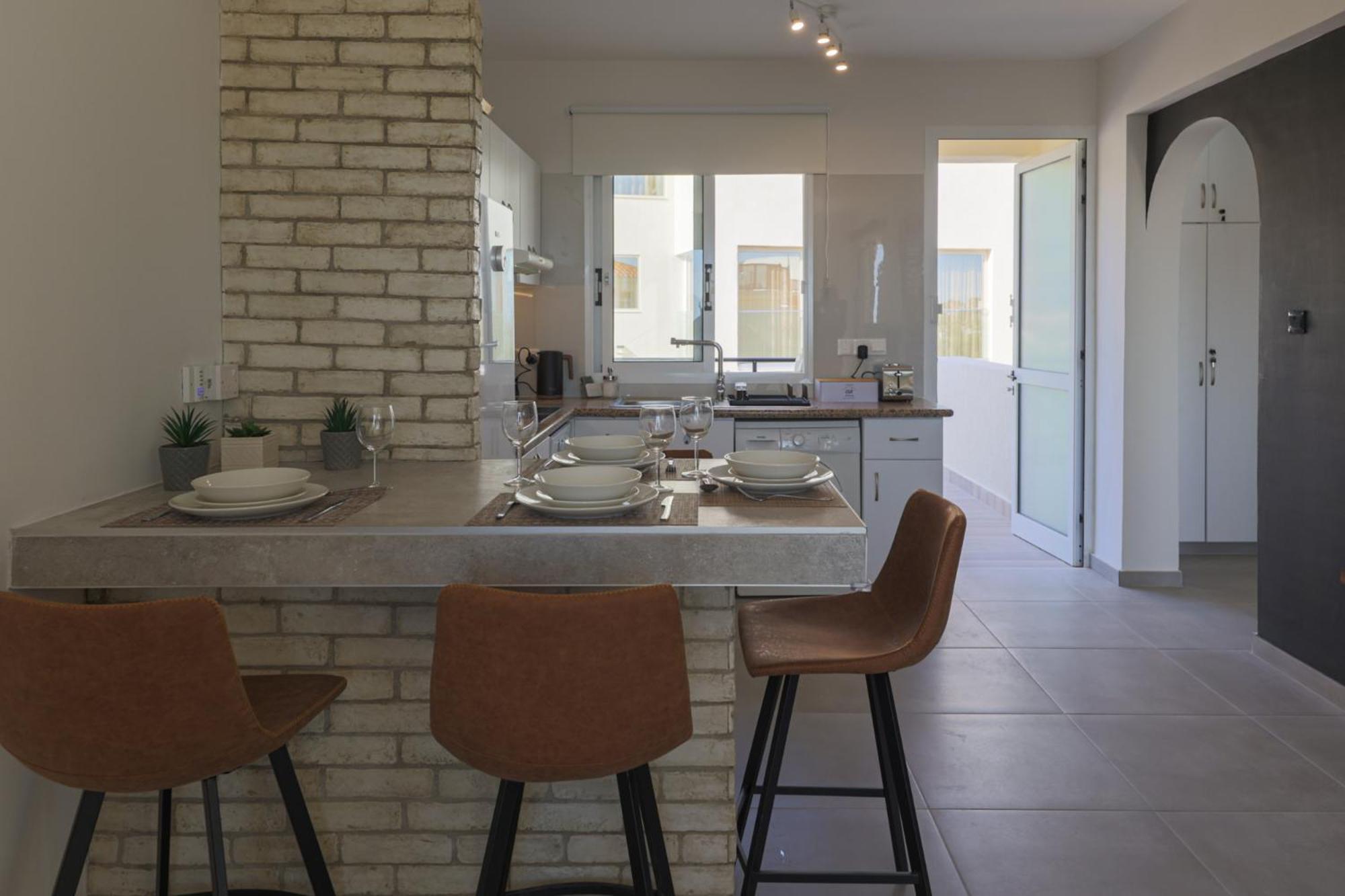 Ferienwohnung Eden Blue-Horizon 1B, Paphos, Sea View, Pool Konia Exterior foto