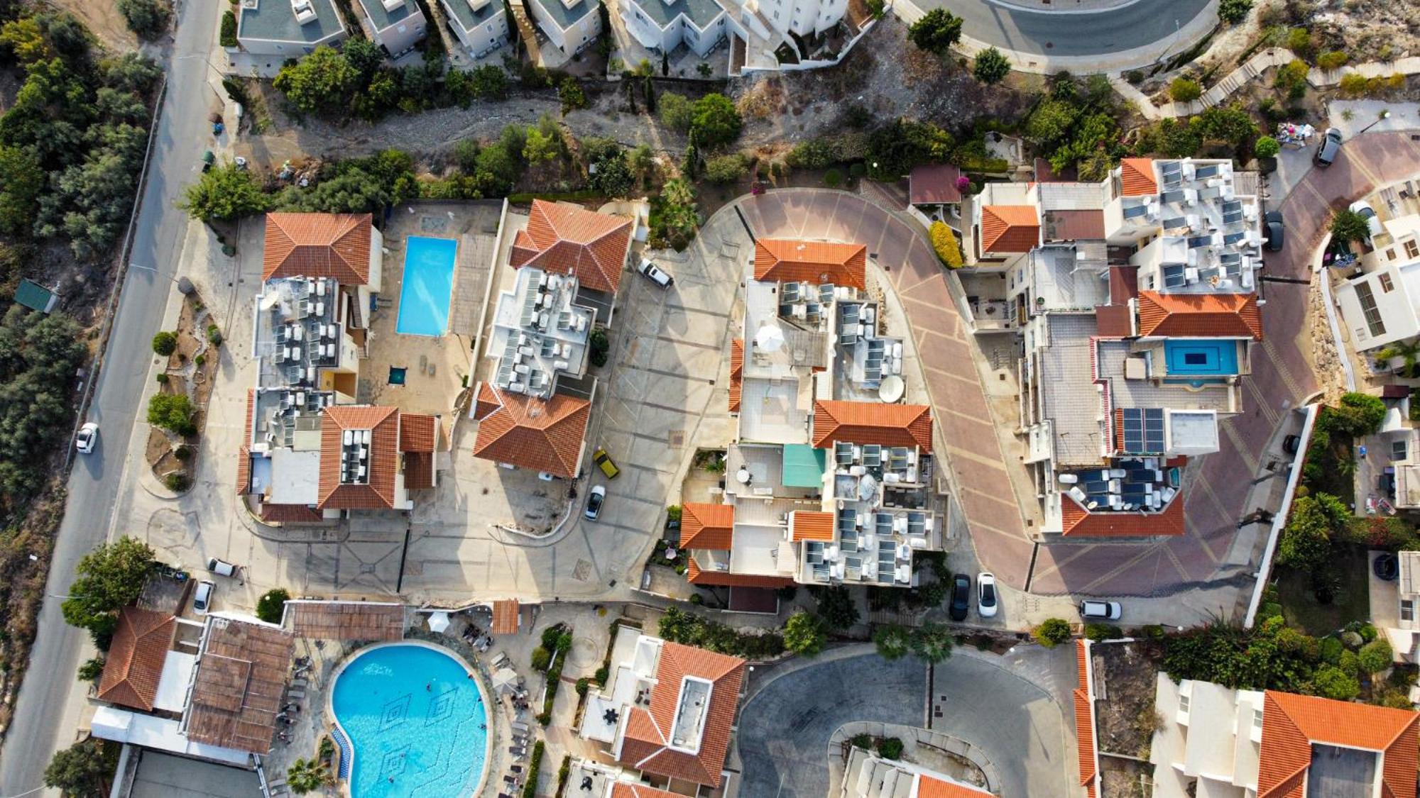 Ferienwohnung Eden Blue-Horizon 1B, Paphos, Sea View, Pool Konia Exterior foto