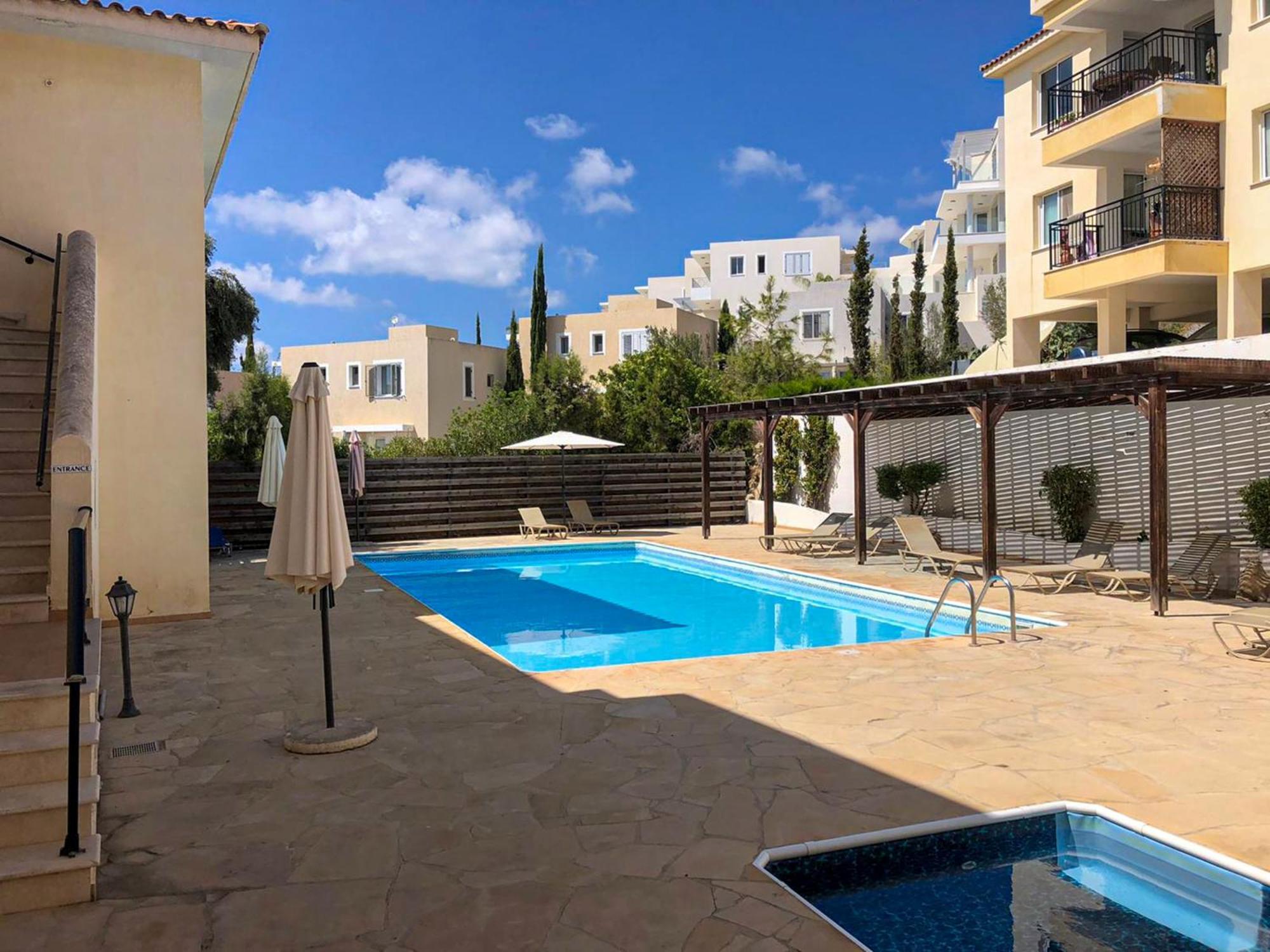 Ferienwohnung Eden Blue-Horizon 1B, Paphos, Sea View, Pool Konia Exterior foto